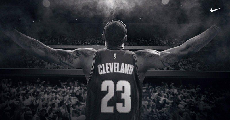LeBron James image courtesy of Nike