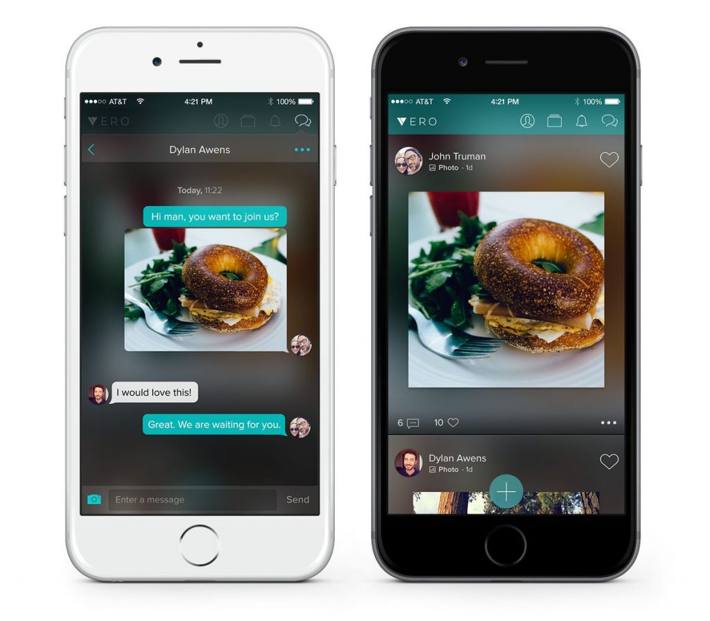 Vero provides a clean and polished interface.