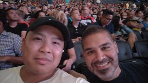 Me and Eddie at SmackDown Live
