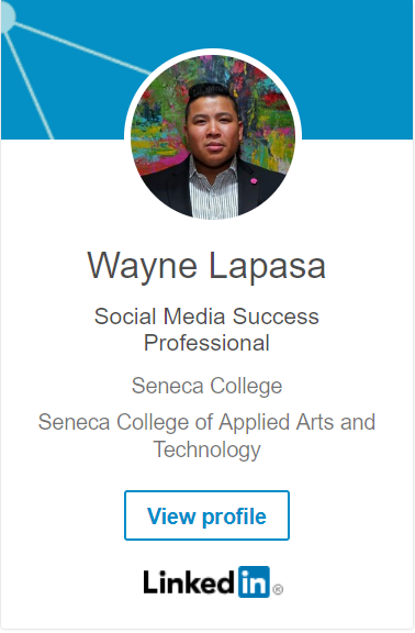 Wayne Lapasa LinkedIn Badge