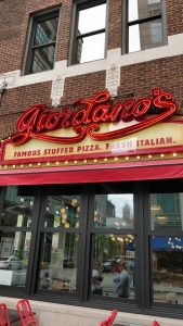Giordano's deep dish is a Chicago staple
