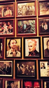 Gibsons famous wall of celebrities and personalities