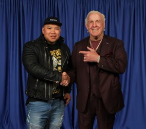 Wayne Lapasa with Ric Flair